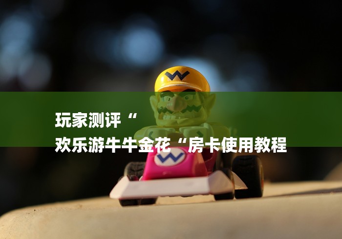 玩家测评“
欢乐游牛牛金花“房卡使用教程