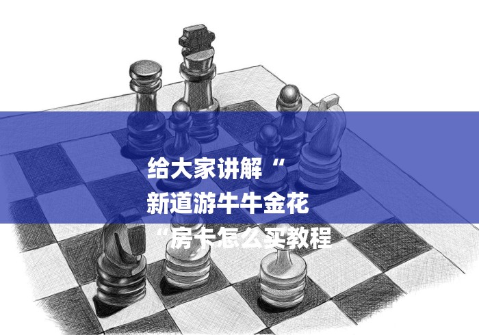 给大家讲解“
新道游牛牛金花
“房卡怎么买教程