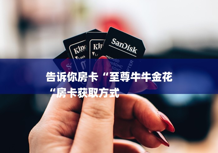 告诉你房卡“至尊牛牛金花
“房卡获取方式 